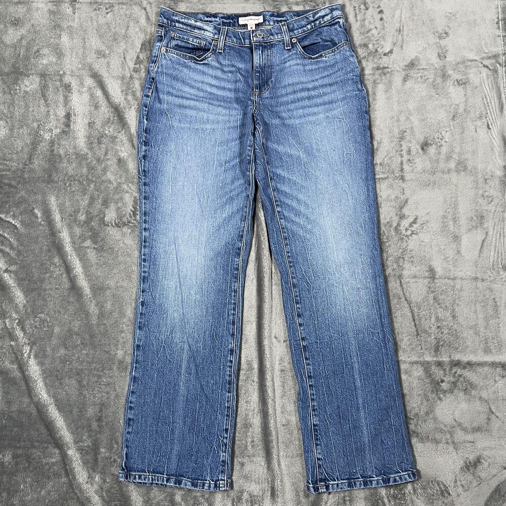 Lucky Brand Easy Rider Boot Jeans Womens 10/30R Blue Mid Rise Bootcut 32x30